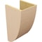 Ekena Millwork 11"W x 11"D x 22"H Wide Durham Rough Cedar Woodgrain TimberThane Corbel, Primed Tan CORUR11X11X22DURRCPR - alternate 3